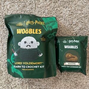 The Woobles Crochet Kit Lord Voldemort and Nagini Bundle